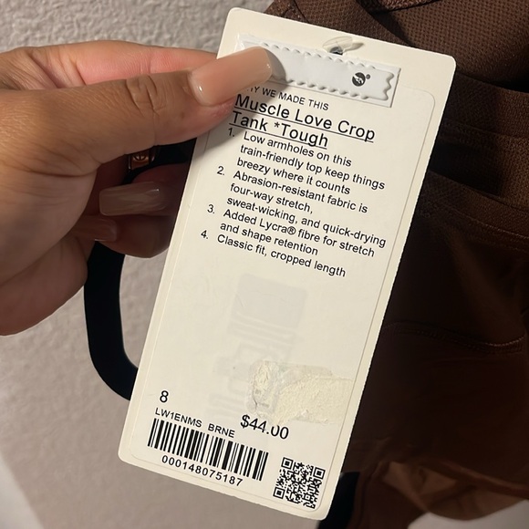 Lululemon Muscle Love Crop Tank - Picture 3 of 3